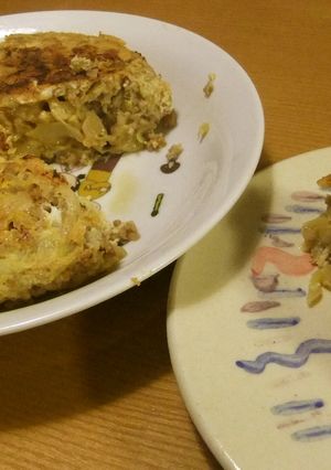 豚ひきとキャベツの卵とじ-レシピのメイン写真