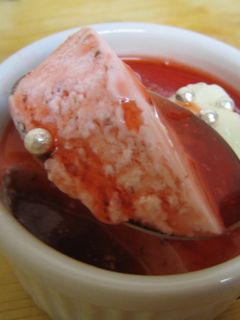 いちごババロア-レシピのメイン写真