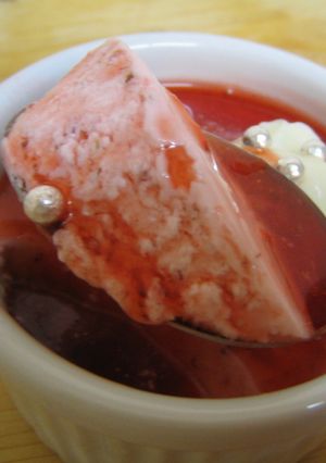 いちごババロア-レシピのメイン写真