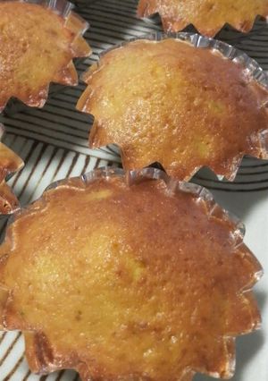 簡単かぼちゃカップケーキ-レシピのメイン写真