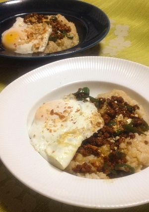 大豆ミートでなんちゃってガパオライス-レシピのメイン写真