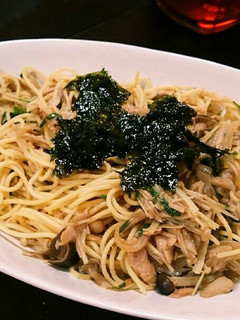ツナときのこの和風パスタ-レシピのメイン写真