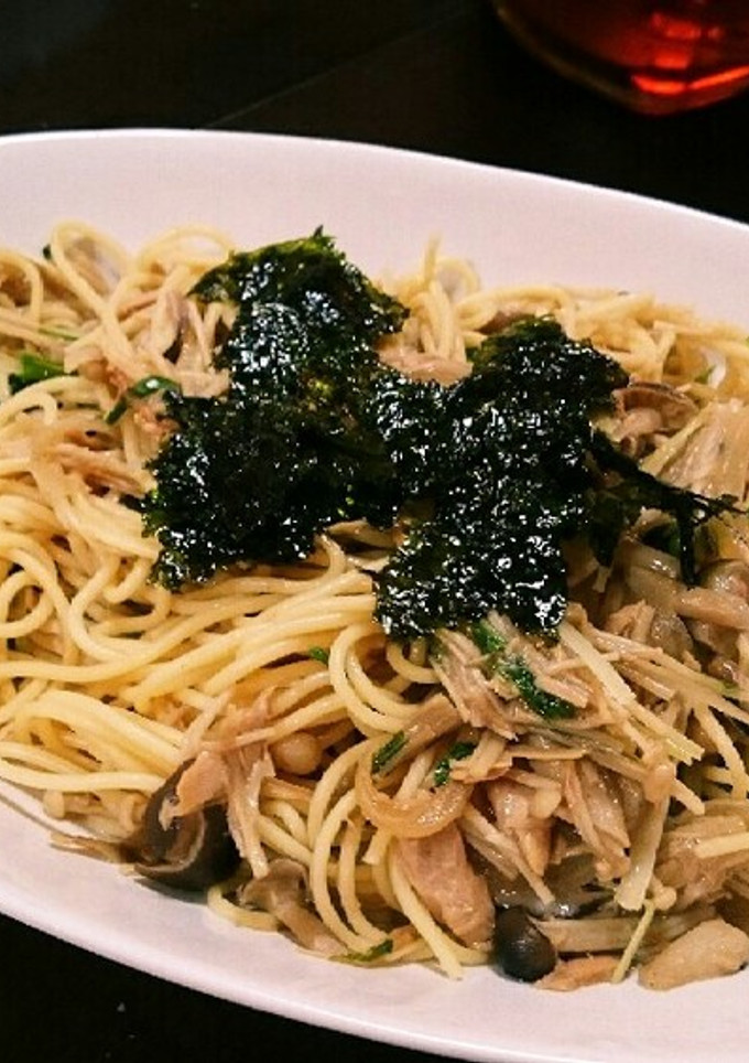 ツナときのこの和風パスタ-レシピのメイン写真