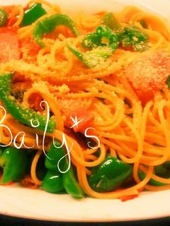 ピーマンとベーコンのスパ♬-レシピのメイン写真