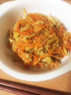 超手抜き!人参たまねぎしりしり-レシピのメイン写真