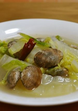 アサリと白菜の中華蒸し-レシピのメイン写真