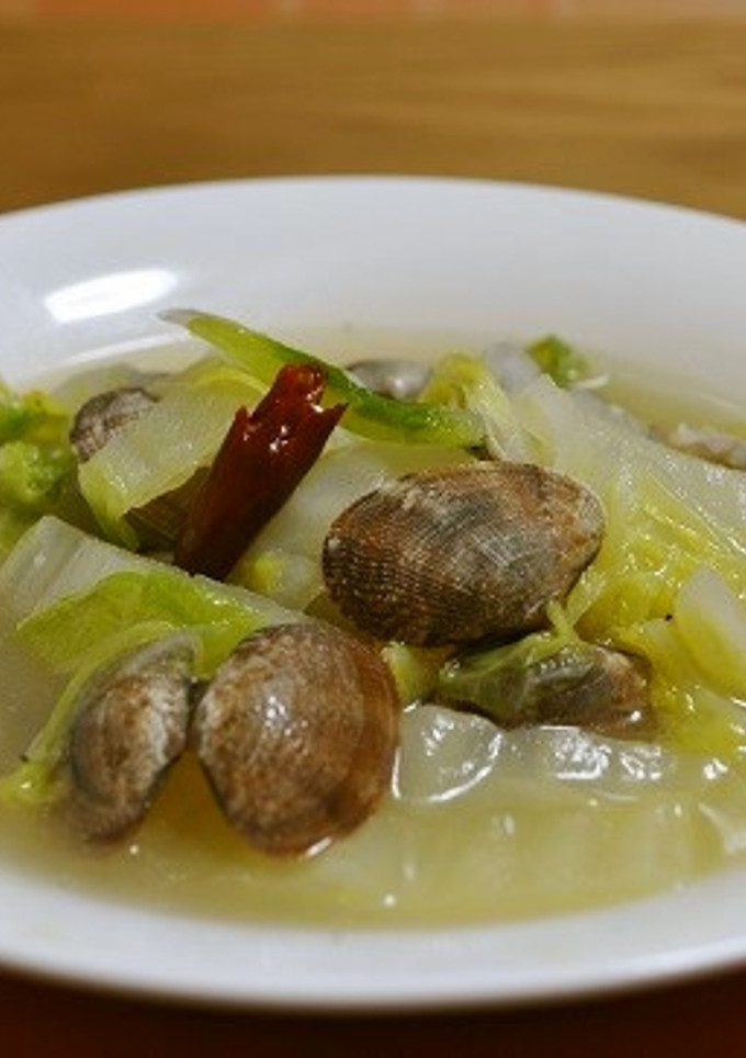 アサリと白菜の中華蒸し-レシピのメイン写真