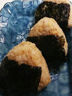味噌天かすおにぎり✿韓国のり-レシピのメイン写真