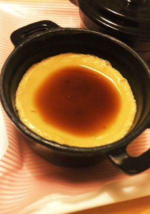 風邪予防に♪黒糖しょうがの温かいプリン-レシピのメイン写真