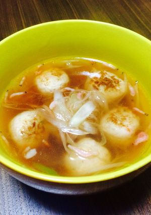 桜エビ香る鶏団子スープ-レシピのメイン写真