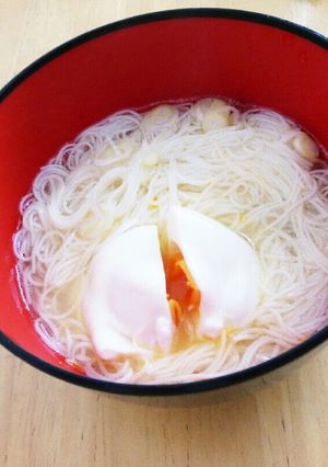 創味シャンタンで簡単にゅうめん-レシピのメイン写真