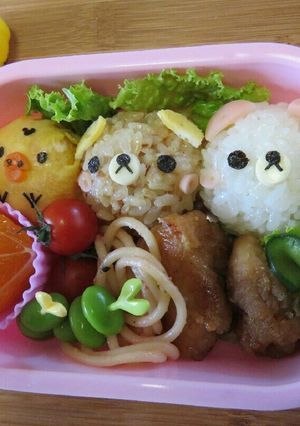 キャラ弁♡まんま〜るリラックマ-レシピのメイン写真