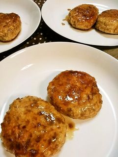 大豆のお肉deヘルシー照り焼きハンバーグ-レシピのメイン写真