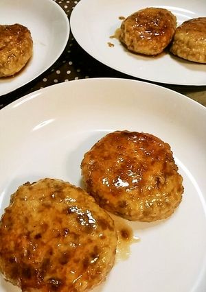 大豆のお肉deヘルシー照り焼きハンバーグ-レシピのメイン写真