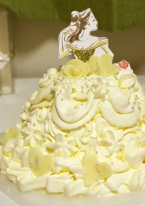 ディズニードールケーキ♡ウエディング-レシピのメイン写真
