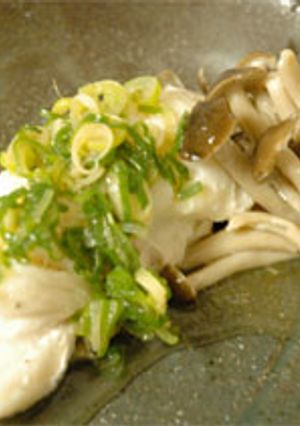 あっさりヘルシー蒸しタラのネギソースかけ-レシピのメイン写真