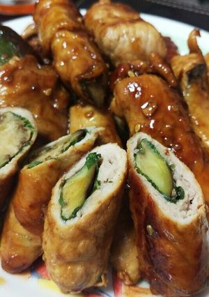 茄子と大葉の豚肉巻き-レシピのメイン写真