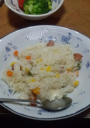 お釜でぽんな『ピラフ』-レシピのメイン写真
