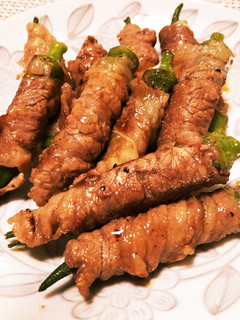 オクラの牛肉巻き-レシピのメイン写真