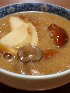 でかなめこ等6種天然きのこ、里芋の味噌煮-レシピのメイン写真