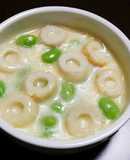 ココットカマン　枝豆とちくわで簡単に