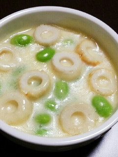 ココットカマン 枝豆とちくわで簡単に-レシピのメイン写真