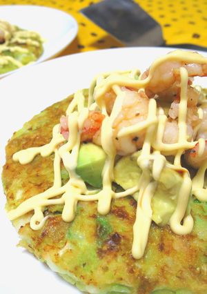 【絶品】アボカドづくしのお好み焼き♪-レシピのメイン写真