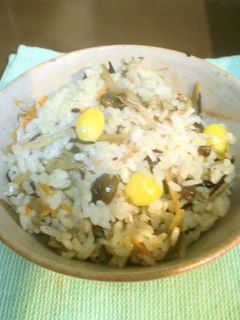 発芽米混ぜご飯-レシピのメイン写真