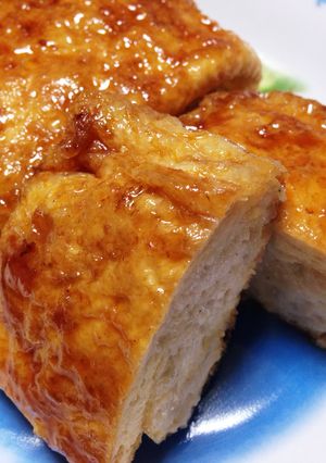 鶏ひき肉入り*油揚げの照り焼き-レシピのメイン写真