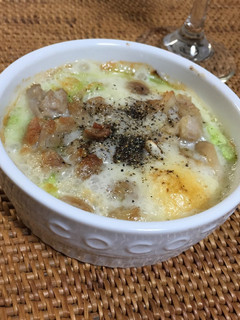 せせりとキャベツのココットカマン-レシピのメイン写真