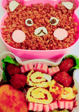 くまさんキャラ弁-レシピのメイン写真