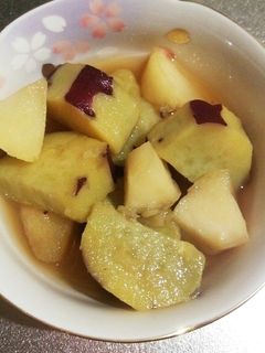 さつま芋とリンゴの煮物-レシピのメイン写真