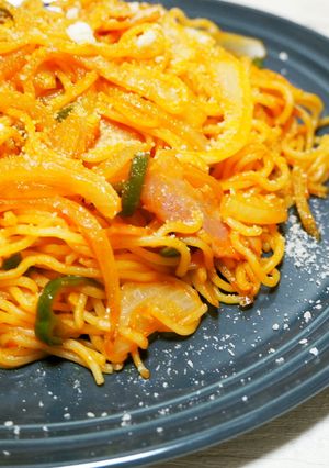 やきそばめんを使ったナポリタン-レシピのメイン写真