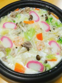 簡単!創味シャンタンでちゃんぽん鍋-レシピのメイン写真