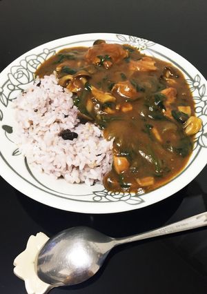 チキンとほうれん草のグリーンカレー☆-レシピのメイン写真