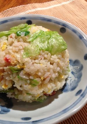 創味シャンタンでカニカマレタスチャーハン-レシピのメイン写真
