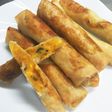 かぼちゃとクリームチーズスティック春巻き