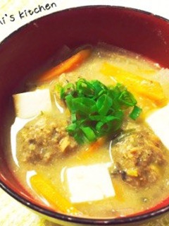 鰯缶で簡単!ポカポカ♡とろみのつみれ汁-レシピのメイン写真