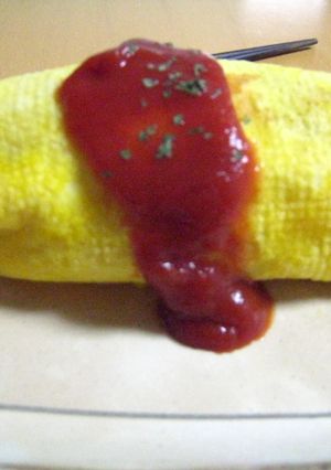 オムやきそばin白いごはん-レシピのメイン写真
