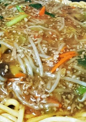 超簡単♡あんかけ焼きうどん♪-レシピのメイン写真