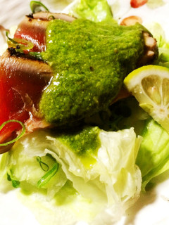 鰹のたたき☆イタリアンソース-レシピのメイン写真