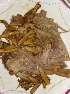 食物繊維取れる豚肉とゴボウのしぐれ煮込み-レシピのメイン写真
