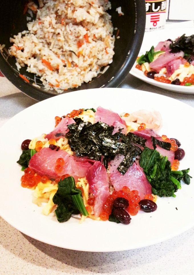 炊飯器で簡単！具沢山ちらし寿司-レシピのメイン写真