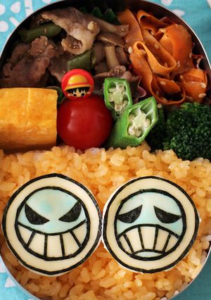 ワンピースキャラ弁☆エースの帽子-レシピのメイン写真