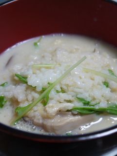 貧血予防にあさりの雑炊-レシピのメイン写真