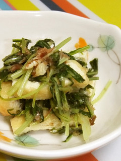水菜と油揚げの煮浸し-レシピのメイン写真
