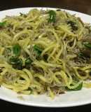 ちりめんじゃこと高菜入り焼きそば