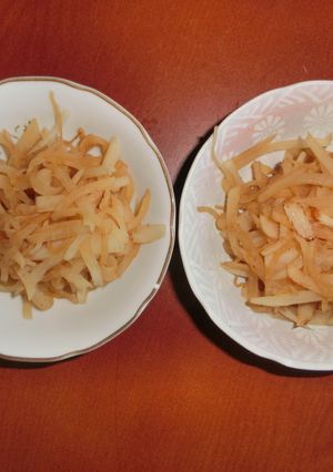 大根の(ピリ辛）シャキシャキ炒め-レシピのメイン写真