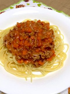 トマトで手作りミートソース♪-レシピのメイン写真