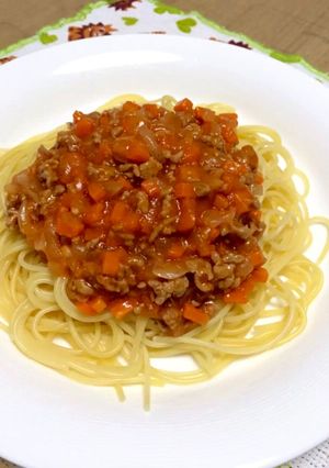 トマトで手作りミートソース♪-レシピのメイン写真